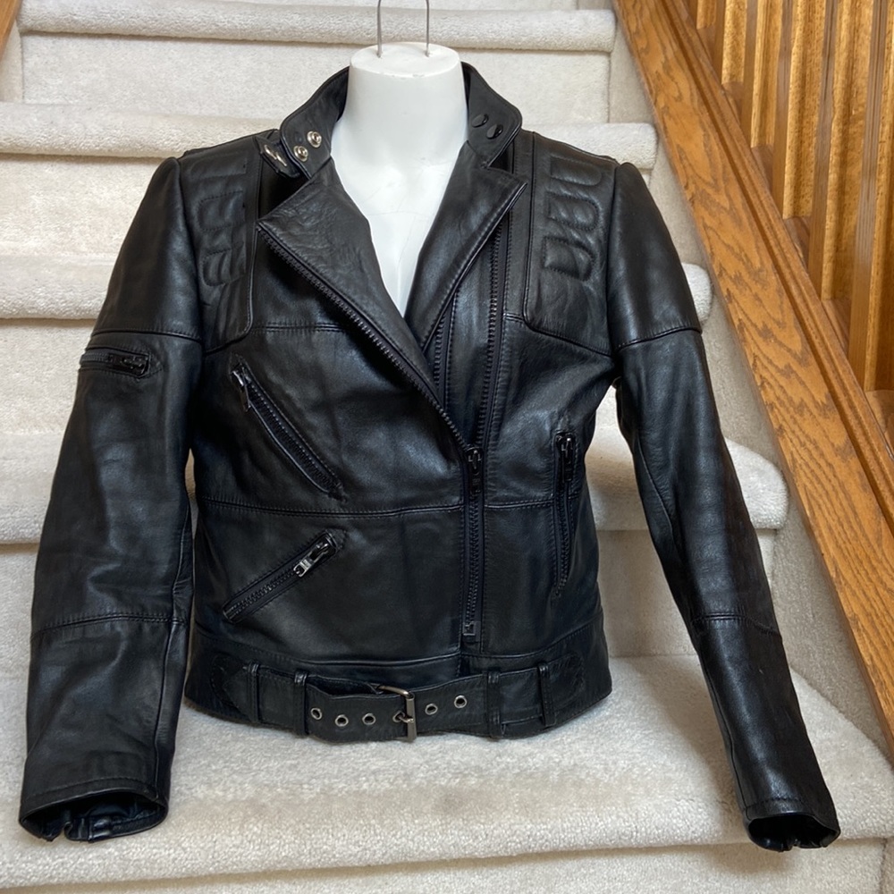 hein gericke harley davidson moto / biker leather jacket